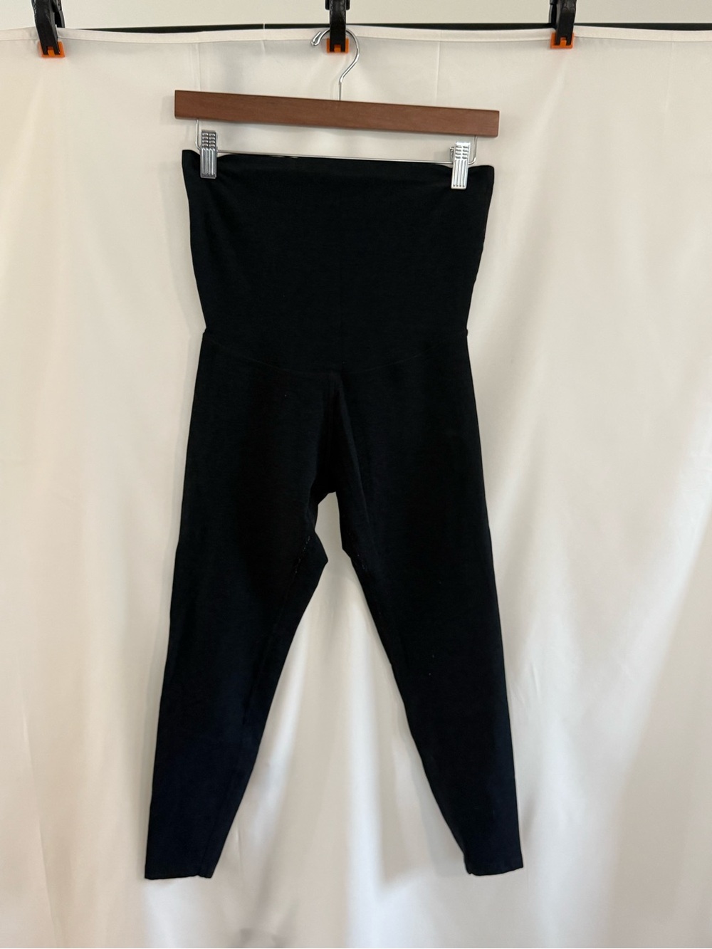 Beyond the Bump Black High-Waist Maternity Leggings